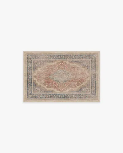 Ruggable Adeline Antique Red Flatwoven Rug In Brown