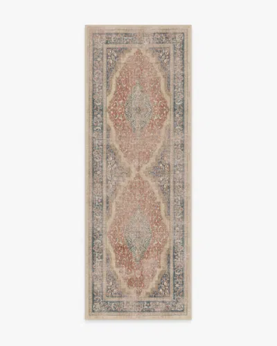 Ruggable Adeline Antique Red Flatwoven Rug In Brown