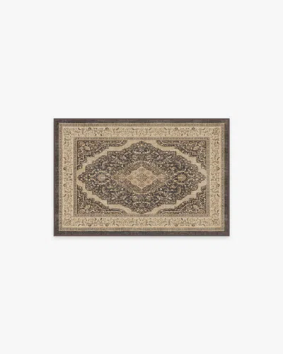 Ruggable Adeline Dark Wood Flatwoven Rug In Brown