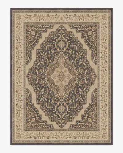 Ruggable Adeline Dark Wood Flatwoven Rug In Multi