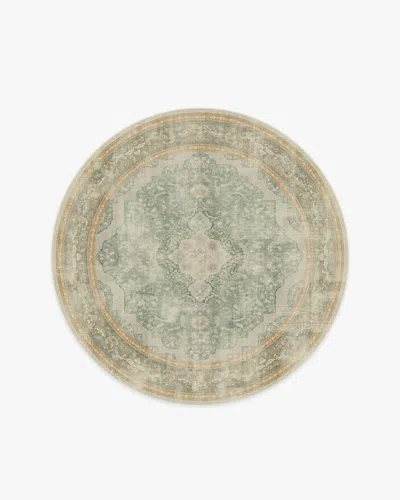 Ruggable Adeline Natural Sage Flatwoven Rug In Green