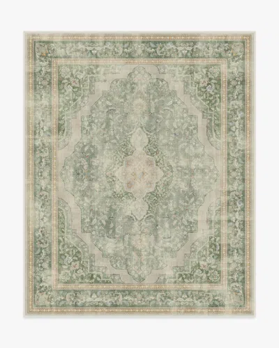 Ruggable Adeline Natural Sage Flatwoven Rug In Green
