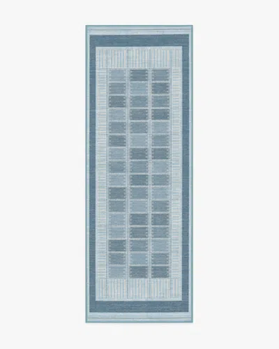 Ruggable Agnes Blue Flatwoven Rug In Multi