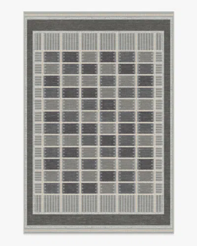 Ruggable Agnes Charcoal Flatwoven Rug In Gray