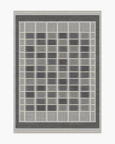 Ruggable Agnes Charcoal Flatwoven Rug In Gray