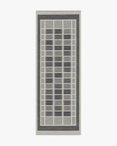 Ruggable Agnes Charcoal Flatwoven Rug In Gray