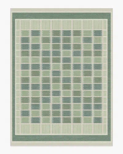 Ruggable Agnes Green Flatwoven Rug