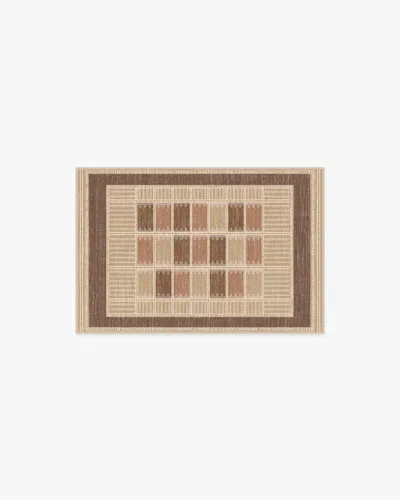 Ruggable Agnes Warm Brown Flatwoven Rug