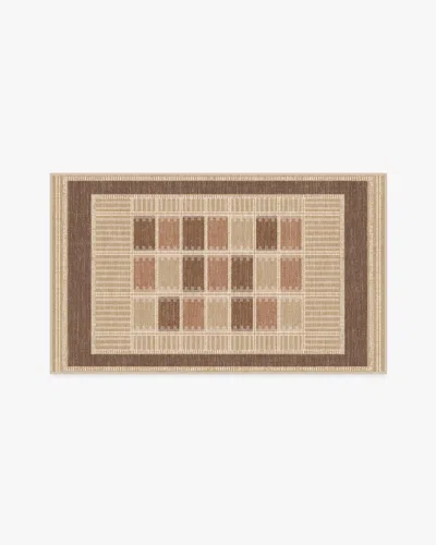 Ruggable Agnes Warm Brown Flatwoven Rug