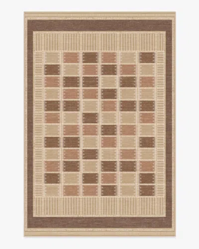 Ruggable Agnes Warm Brown Flatwoven Rug