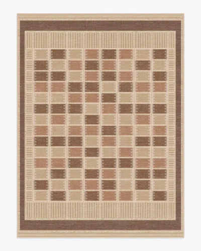 Ruggable Agnes Warm Brown Flatwoven Rug