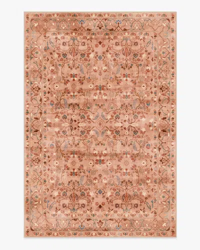 Ruggable Alba Terracotta Rose Flatwoven Rug In Pink