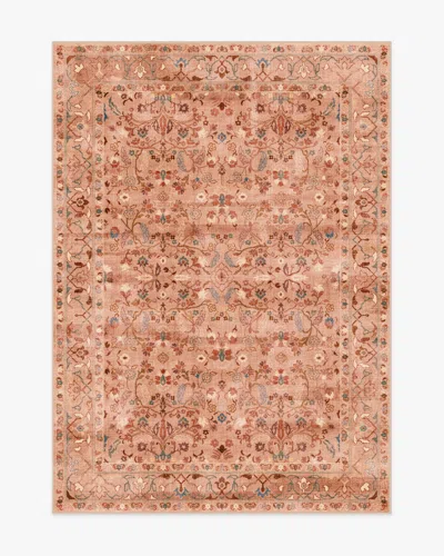 Ruggable Alba Terracotta Rose Flatwoven Rug In Pink