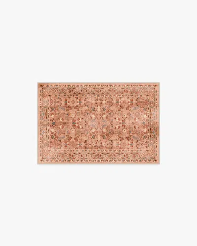 Ruggable Alba Terracotta Rose Flatwoven Rug In Pink