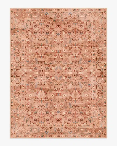 Ruggable Alba Terracotta Rose Flatwoven Rug In Multi