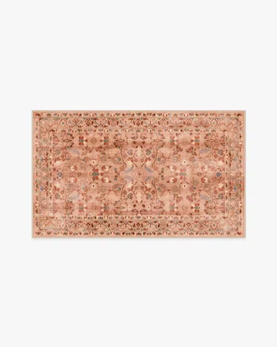 Ruggable Alba Terracotta Rose Flatwoven Rug In Brown