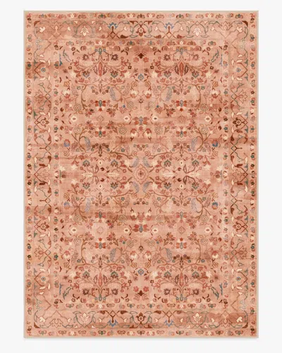 Ruggable Alba Terracotta Rose Flatwoven Rug In Multi