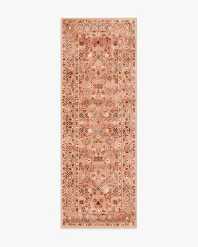 Ruggable Alba Terracotta Rose Flatwoven Rug In Pink