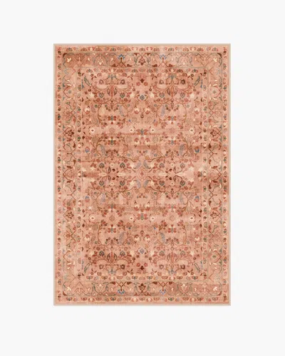 Ruggable Alba Terracotta Rose Flatwoven Rug In Multi