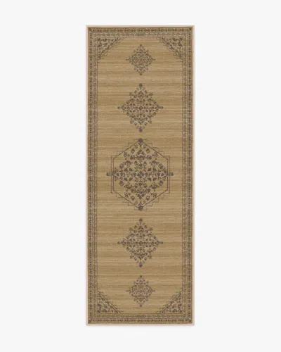 Ruggable Alette Tan & Charcoal Flatwoven Rug In Brown
