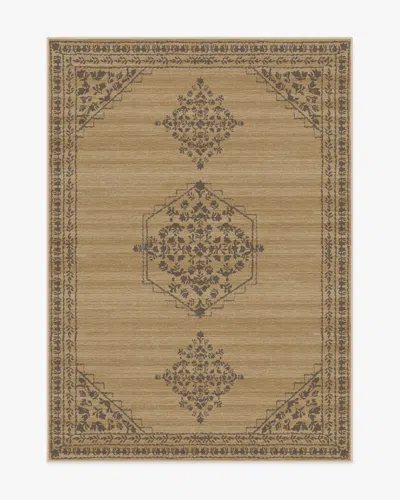 Ruggable Alette Tan & Charcoal Flatwoven Rug In Brown