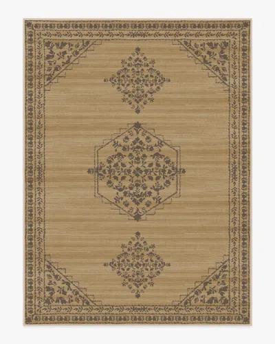 Ruggable Alette Tan & Charcoal Flatwoven Rug In Brown
