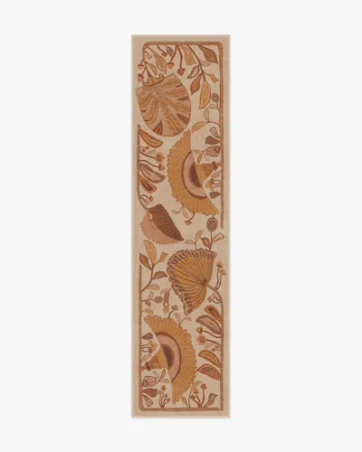 Ruggable Alice Mellow Yellow Flatwoven Rug By Justina Blakeney In Brown