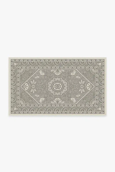 Ruggable Almana Black & White Flatwoven Rug In Gray