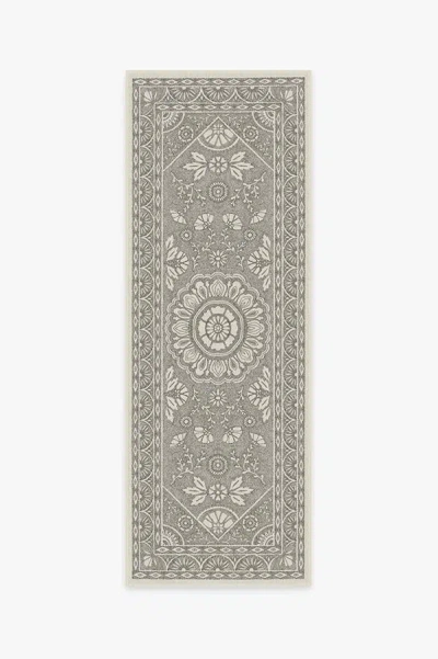 Ruggable Almana Black & White Flatwoven Rug In Gray