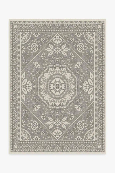 Ruggable Almana Black & White Flatwoven Rug In Gray