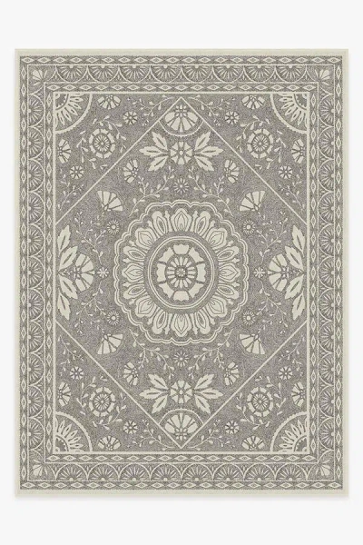 Ruggable Almana Black & White Flatwoven Rug In Gray