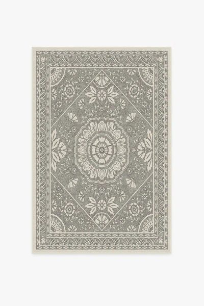 Ruggable Almana Black & White Flatwoven Rug In Gray
