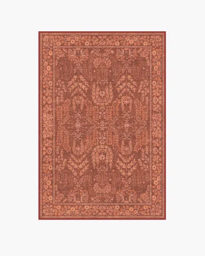 Ruggable Amal Terracotta Flatwoven Rug In Brown