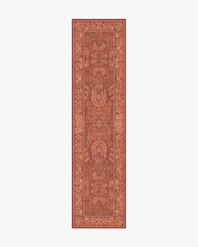 Ruggable Amal Terracotta Flatwoven Rug In Brown