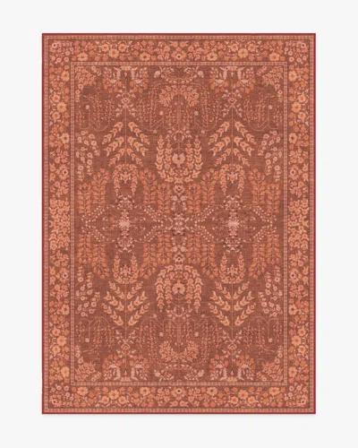 Ruggable Amal Terracotta Flatwoven Rug In Brown
