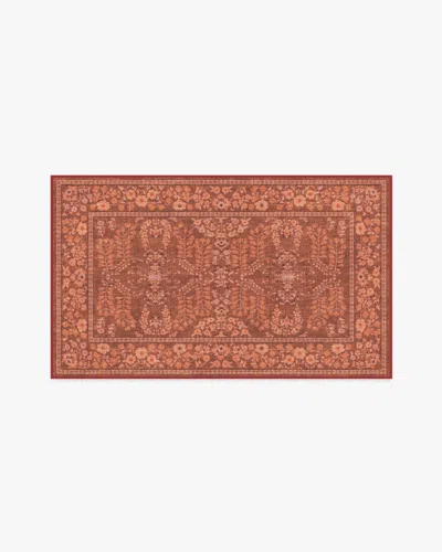 Ruggable Amal Terracotta Flatwoven Rug In Multi