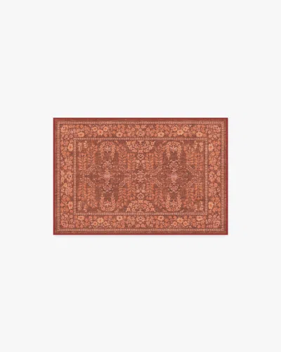 Ruggable Amal Terracotta Flatwoven Rug In Brown