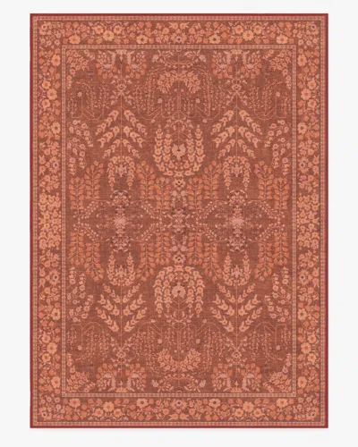 Ruggable Amal Terracotta Flatwoven Rug In Multi