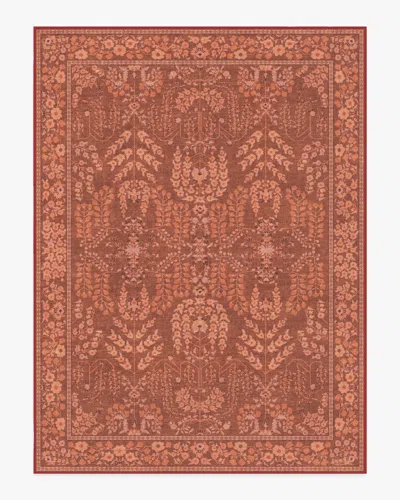 Ruggable Amal Terracotta Flatwoven Rug In Multi