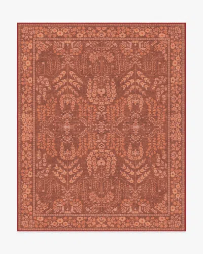 Ruggable Amal Terracotta Flatwoven Rug In Multi