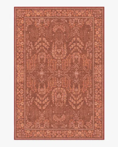 Ruggable Amal Terracotta Flatwoven Rug In Multi