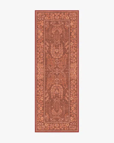 Ruggable Amal Terracotta Flatwoven Rug In Brown