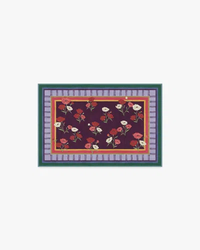 Ruggable Ambroeus Royal Plum Flatwoven Rug By Iris Apfel In Multi