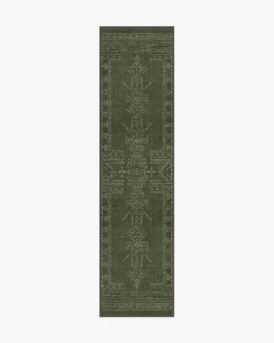 Ruggable Amira Green Flatwoven Rug By Martyn Lawrence Bullard In Multi