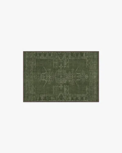 Ruggable Amira Green Flatwoven Rug By Martyn Lawrence Bullard