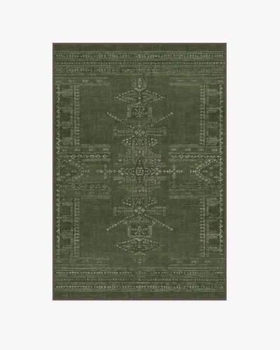 Ruggable Amira Green Flatwoven Rug By Martyn Lawrence Bullard