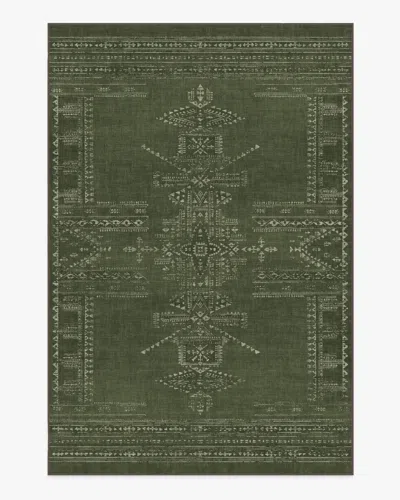 Ruggable Amira Green Flatwoven Rug By Martyn Lawrence Bullard