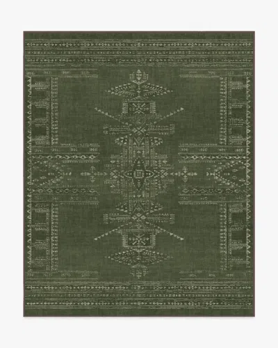 Ruggable Amira Green Flatwoven Rug By Martyn Lawrence Bullard