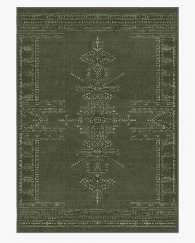 Ruggable Amira Green Flatwoven Rug By Martyn Lawrence Bullard