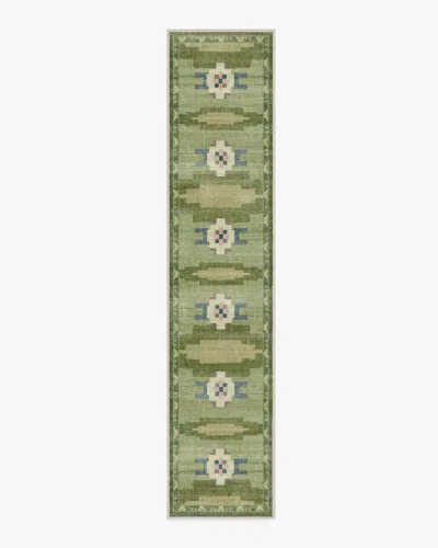 Ruggable Annika Green Flatwoven Rug